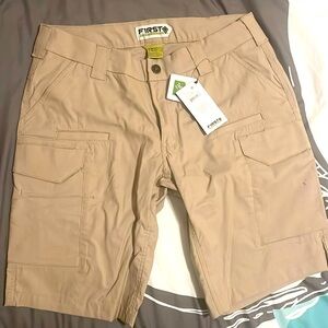 First Tactical women’s V2 shorts.